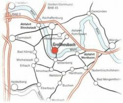 Anfahrtsskizze zu unserem Weingut